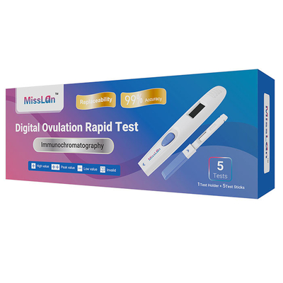 perangkat medis tes ovulasi digital lh serupa dengan kaset strip tes clearblue