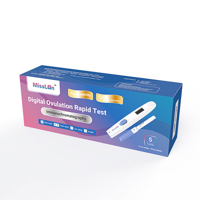 OEM HCG Kehamilan LH Home Ovulasi Test Kit Strip Urine DC0891