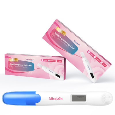 Tes Kehamilan Urine Digital FDA 510k Dengan Hasil Cepat Tongkat Tes Kehamilan Digital