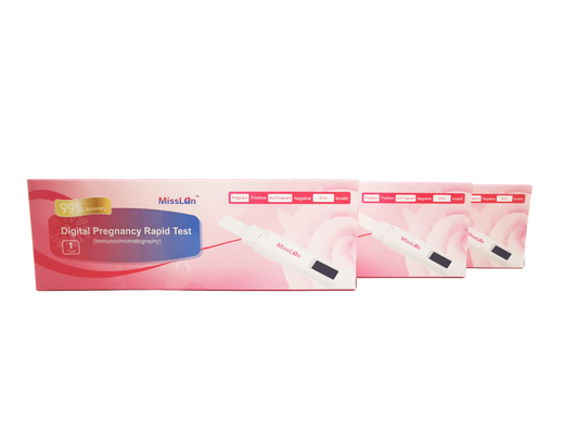 OEM Digital hCG Test Kit Tes Kehamilan 510k dibersihkan