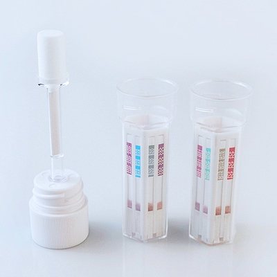 Rumah Sakit 12 In 1 Oral Fluid Saliva Test Cup Dengan Swab Mulut
