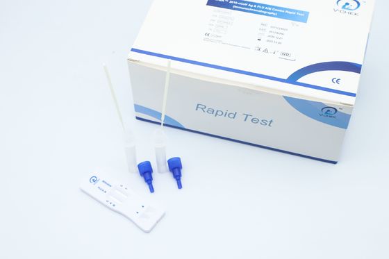 Antigen Combo Rapid Test Kit, Kit Uji Kolorimetri 2019nCov